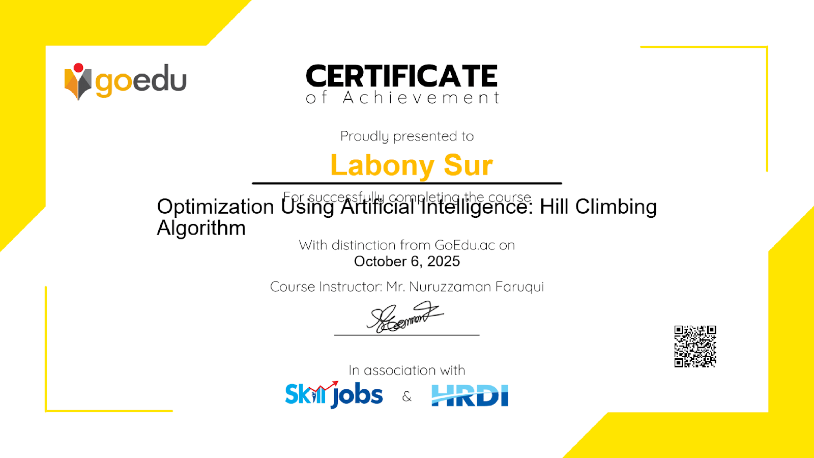 Optimization Using AI